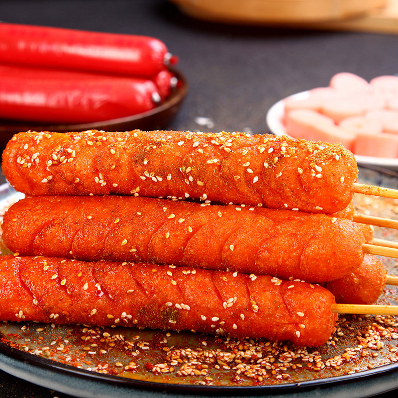 专用面肠火腿肠定粉香肠煎烤路边粉肠淀粉大根包装即食肠类