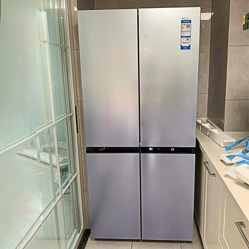 haier海尔冰箱十字470升无霜变频一级能效bcd470wghtd5vg1u1厨房冰箱