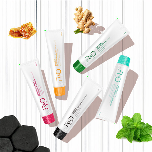 亮白牙齿,口气清新,舒缓牙龈 r&o到手香套装洁白牙齿深层除味中文版