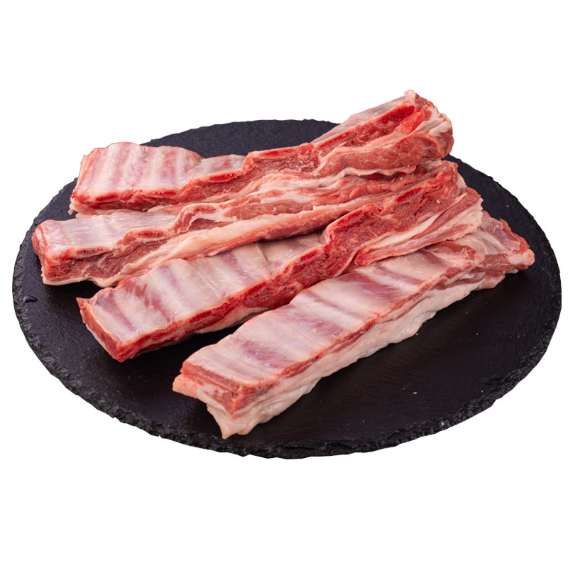阿牧特冷羔羊条排2斤内蒙古新鲜肋条精选烧烤生羊排