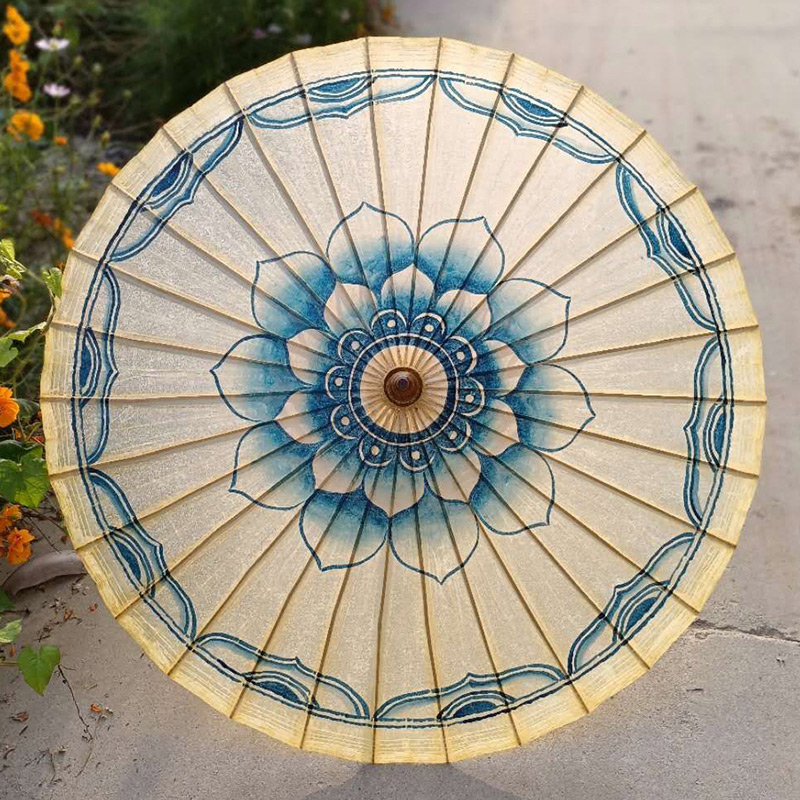 尾货清仓手绘桃花梅花唐风宋雨古典油纸伞复古风国画写意汉服配伞