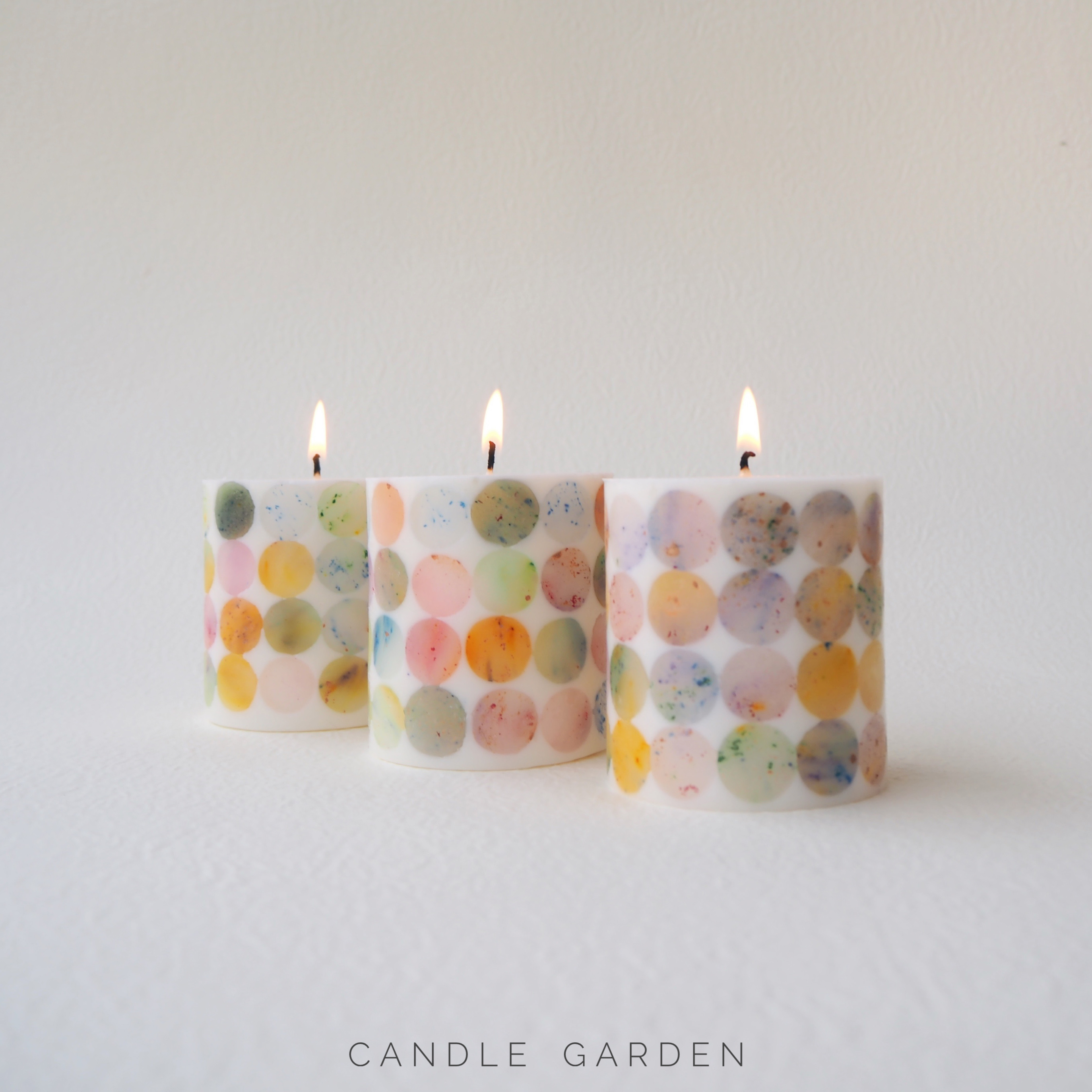 花园手工蜡烛霓虹甜心新年礼物浪漫香氛定制香薰蜡烛