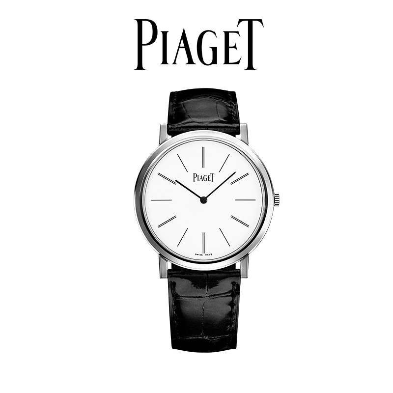 Piaget伯爵官方ALTIPLANO至臻超薄白金男士手动上链机械腕表手表