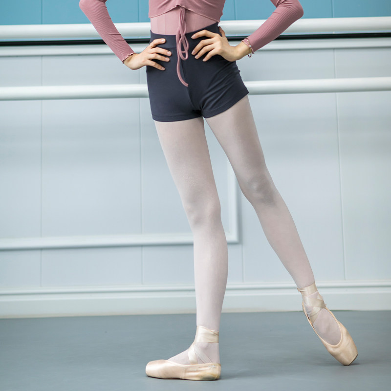 danzbaby芭蕾舞练功短裤高腰舞蹈三分平角考级基训芭蕾舞服