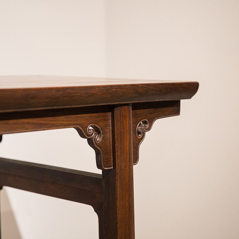 清代古典收藏古董古玩家具老家明清红木条案摆件