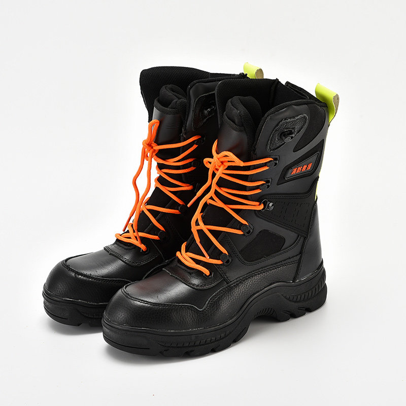 抢险救援救助防砸防扎鞋高消防战斗消防靴