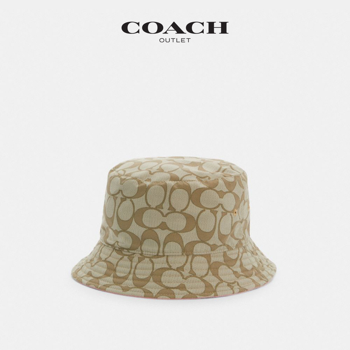 立即加购coach蔻驰奥莱女士经典标志渔夫帽子