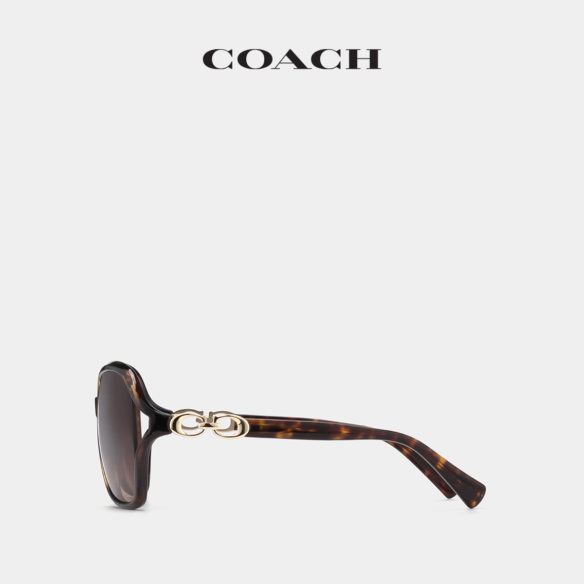 墨镜入会领券coach蔻驰奥莱女士经典标志渐变太阳眼镜