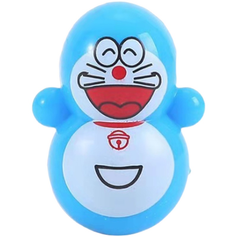 网红不倒翁魔性摇摆摆件机器猫叮当猫蓝猫卡通创意不倒翁