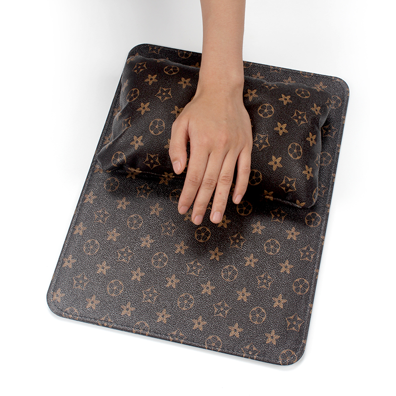 日系全套皮店pu枕头拆洗垫子网红折叠套装美甲工具