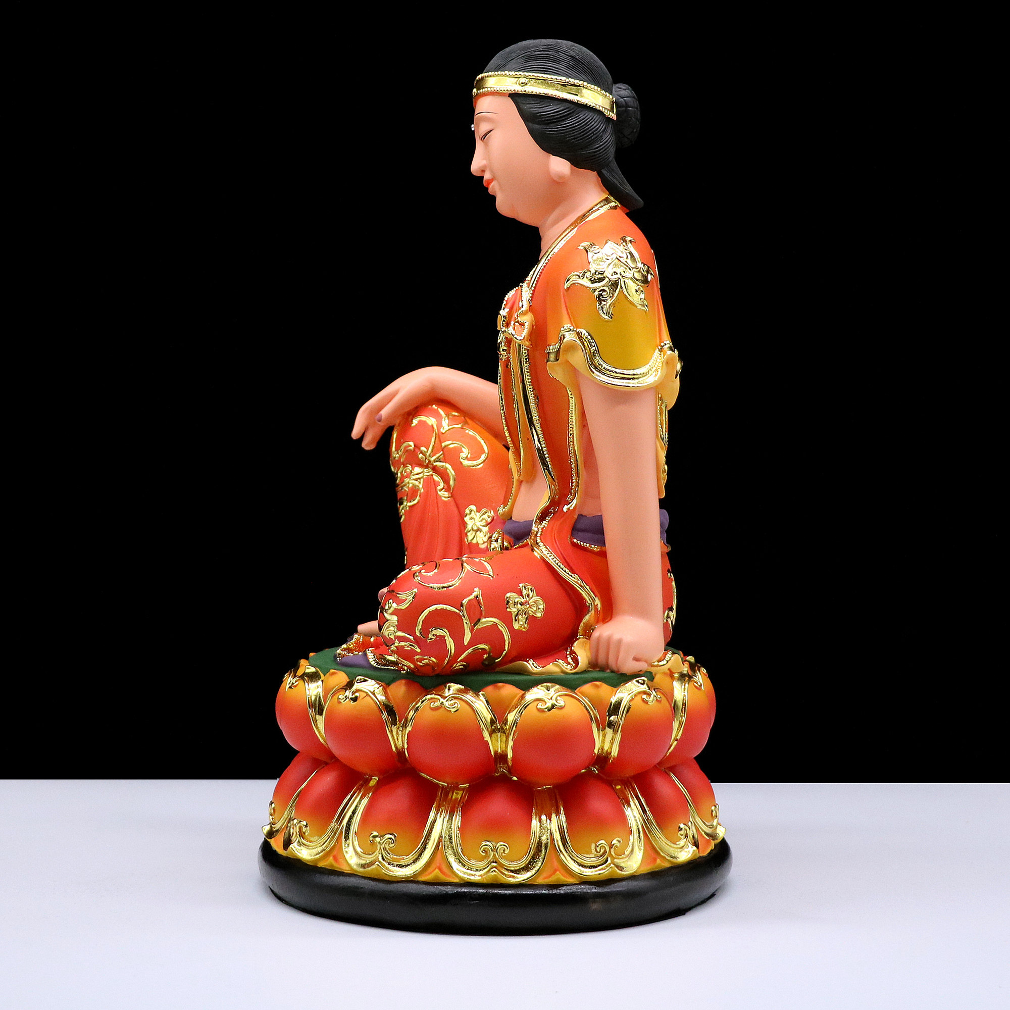 歪脖包邮老母神像圣母佛像脖子菩萨客厅树脂摆件