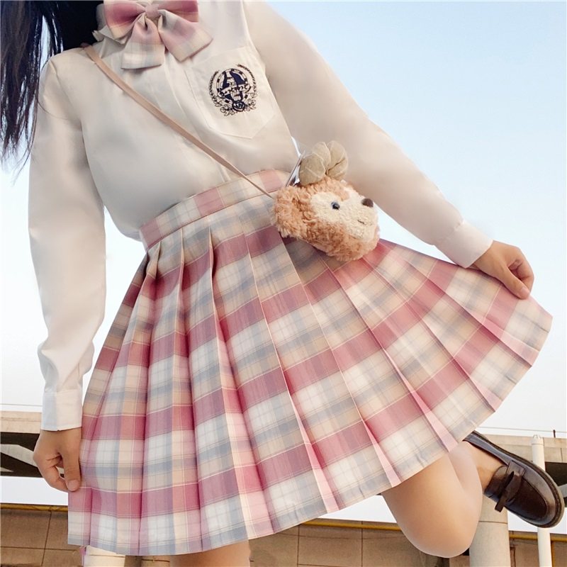 小椿jk制服裙日学院百褶裙套装全套甜美美系学生校服