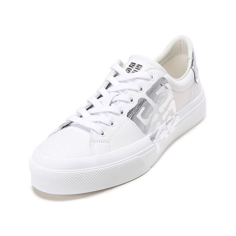 自营givenchy纪梵希男士牛皮休闲运动板鞋小白鞋bh005vh19n单鞋