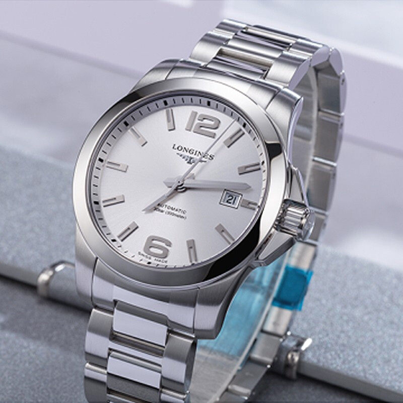 longines浪琴康卡斯系列瑞士男士手表机械l3.777.4.76.6瑞士腕表