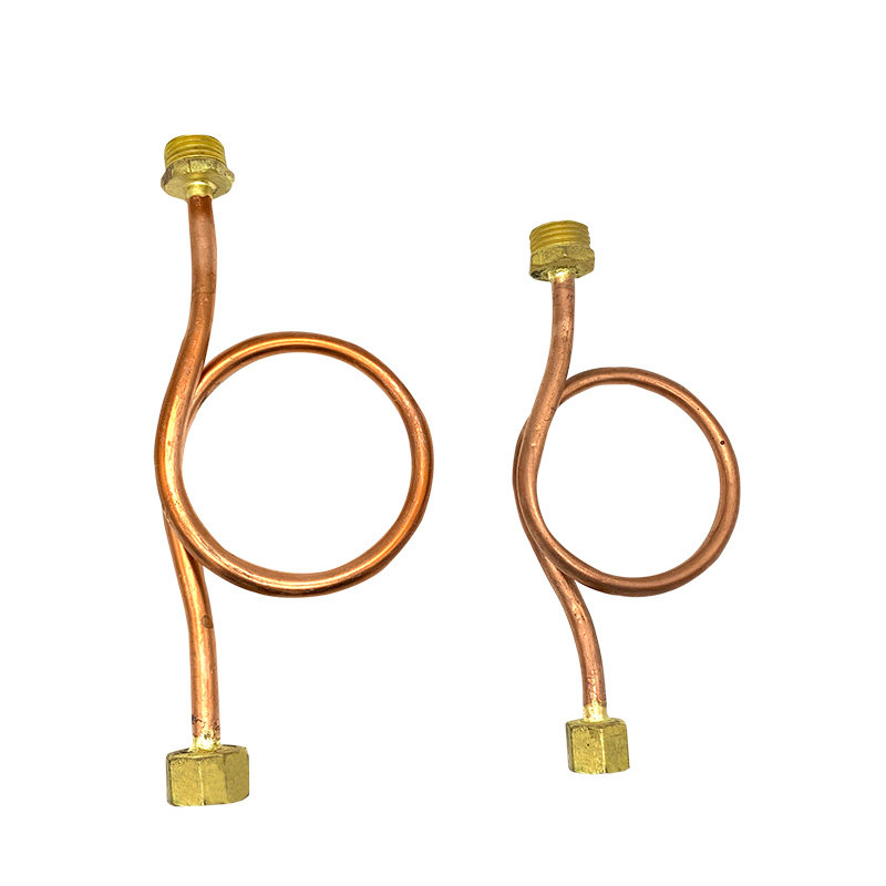 冷凌表弯配套压力表y60y100缓冲m20弯管管铜压力表