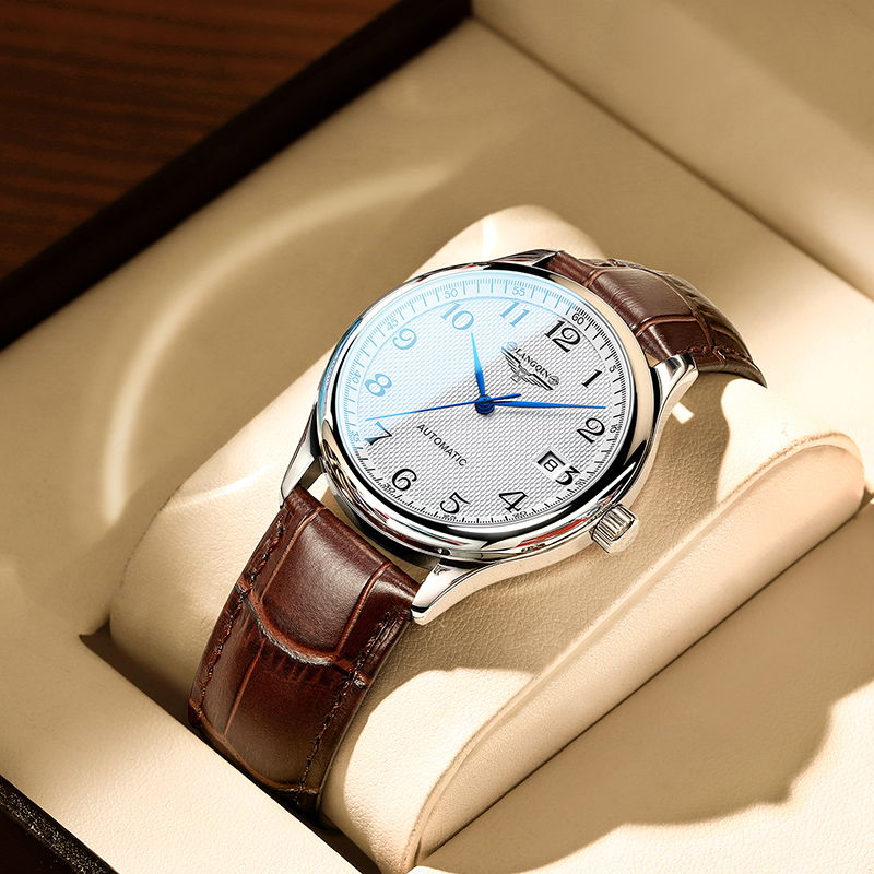 古浪琴海联名男士手表机械表防水全自动名匠新款瑞士正品商务男表