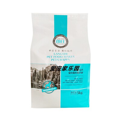 朗仕狗粮10斤小型犬泰迪比熊贵宾博美成犬通用型天然粮5kg美毛