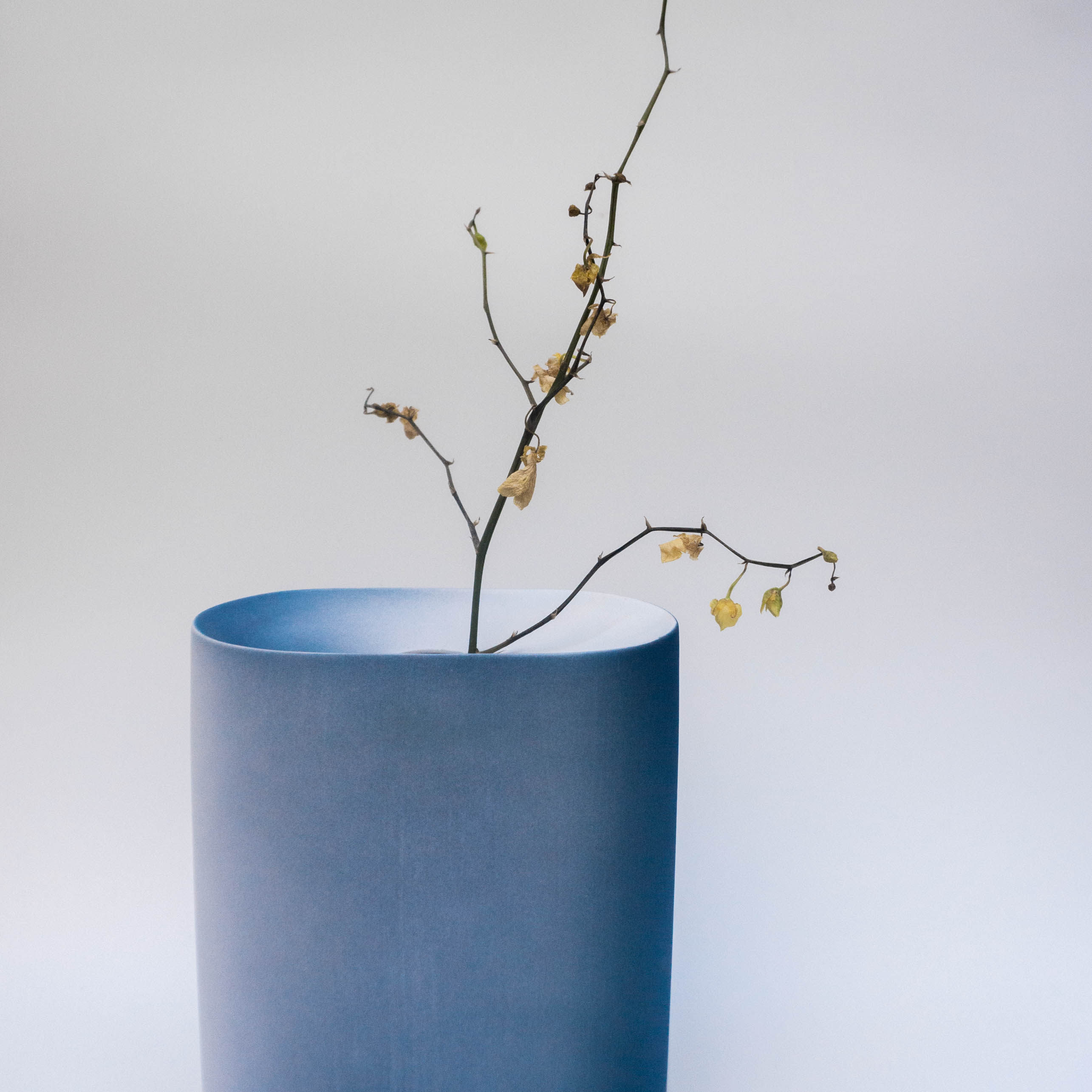 日本有田烧陶瓷渐变变色花瓶2016arita官方授权花瓶