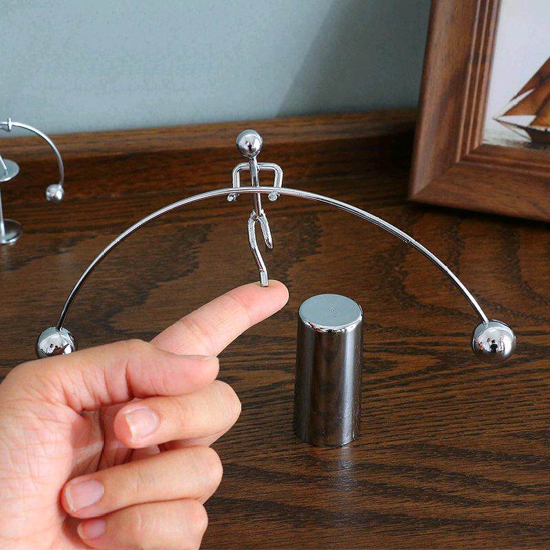 悬空饰品支架地球轴承简约磁悬浮撞球磁力环形摆件