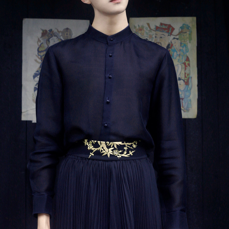 盖娅传说热销妖扬联名金色梅花刺绣古风国风腰带