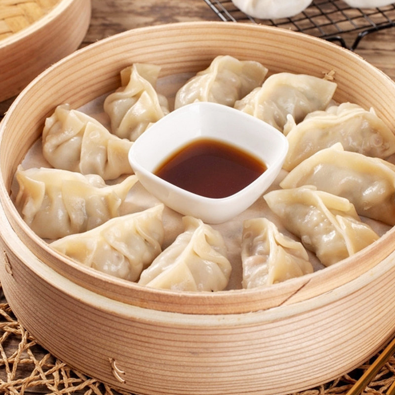玉米猪肉蒸煎白菜蒸饺油炸速冻水饺饺子锅贴水饺