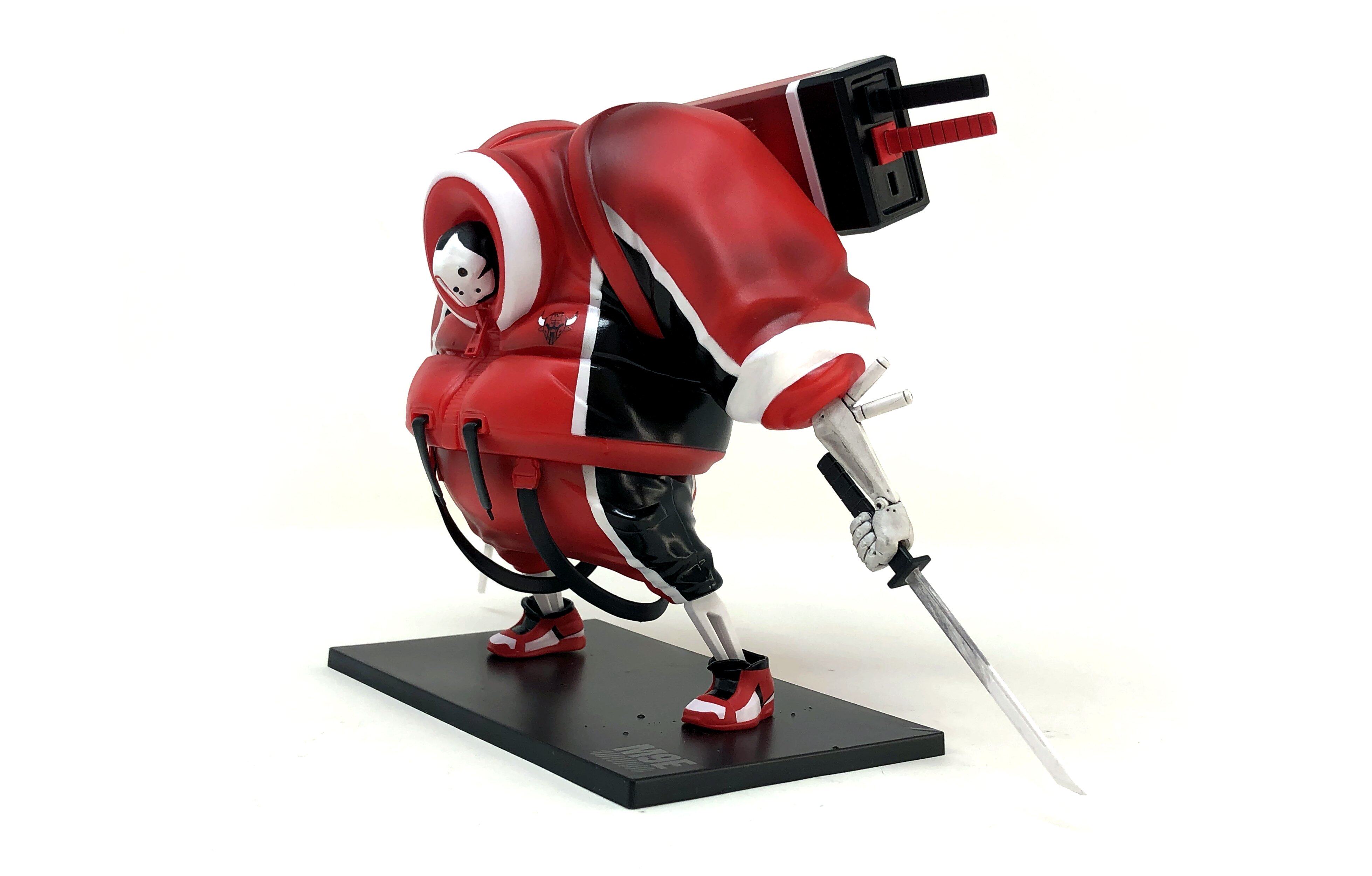 手办武士公牛bulls大师九眼现货原创玩具潮玩潮玩盲盒