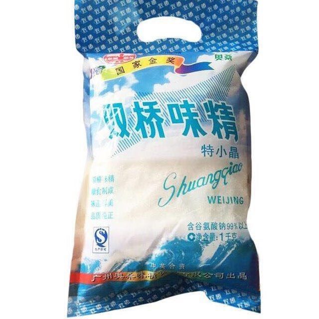 包邮双桥味精特小晶体1000g纯粮制造以上谷氨鸡精