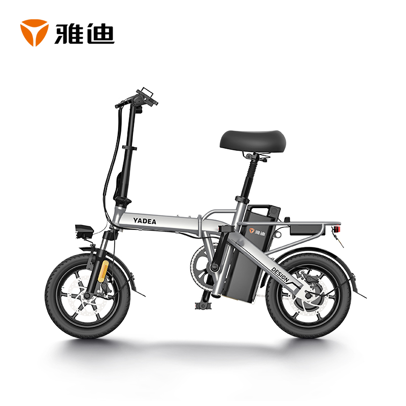 电动车雅迪新款f7续航48v26ah锂电池折叠男女通用电动自行车