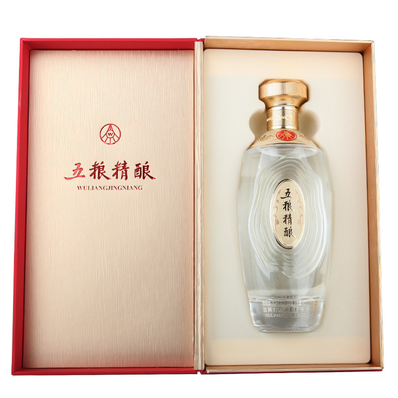 新品首发52度五粮液股份五粮精酿珍酿浓香香型白酒