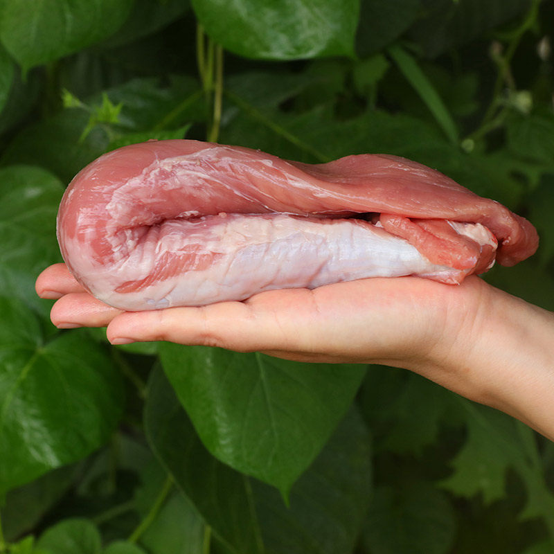 鲜嫩里脊农村猪肉肉全宝宝辅食口感大约800g生猪肉