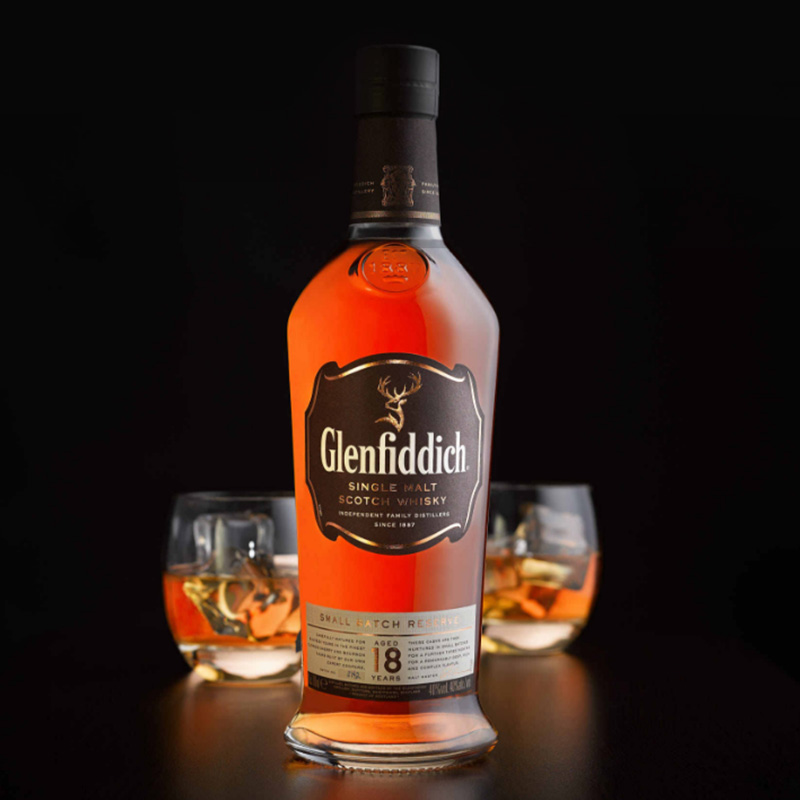 进口格兰菲迪18年单一麦芽苏格兰威士忌进口洋酒700ml苏格兰原装
