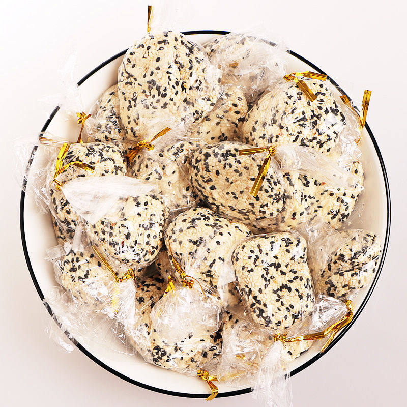 芝麻手工无添加湖南农家麦芽糖独立包装扯糖丁丁传统中式糕点