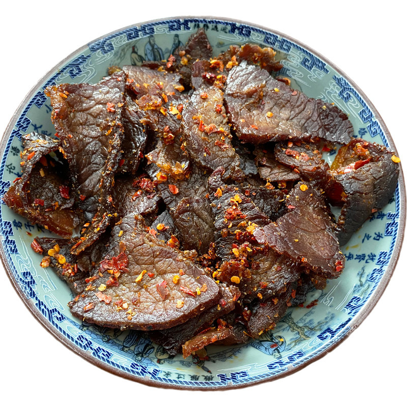 云南黄牛干巴原味腌制特产农家餐馆炒菜牛肉牛肉类
