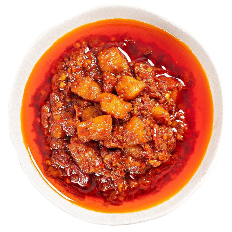 有言有味拌饭酱辣椒香辣酱鸡肉酱剁椒拌面酱农家自制下饭菜200g*1_双