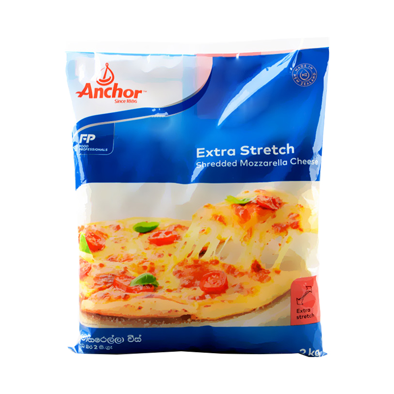 安佳马苏里拉芝士碎2kg披萨焗饭拉丝奶酪碎大包装