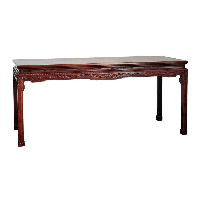 印度小叶紫檀条桌书桌家用书房画案中式红木书桌