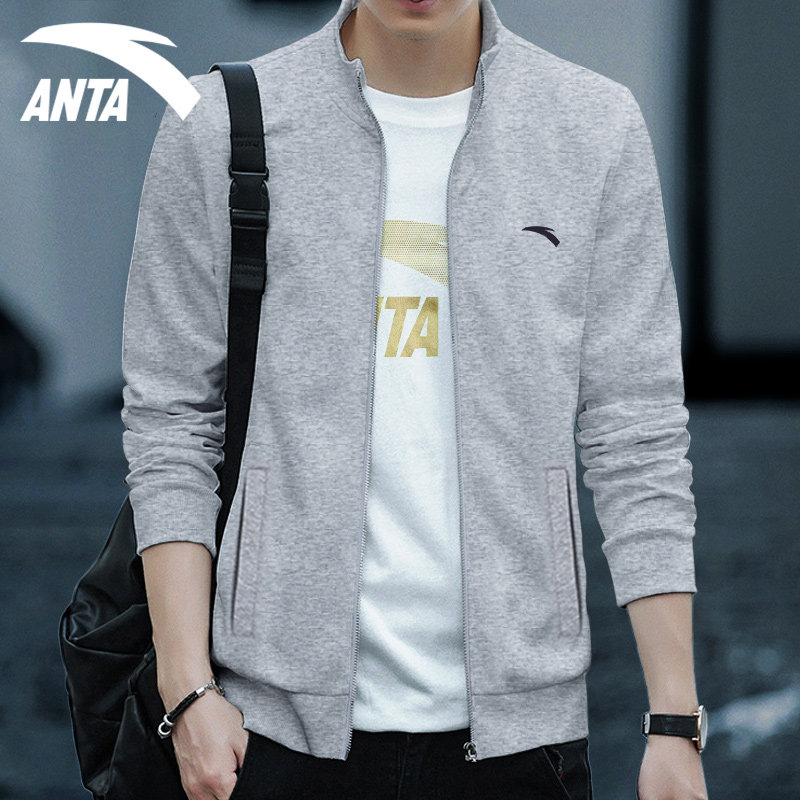 运动安踏套装男士外套长裤官网2021秋季新款运动套装