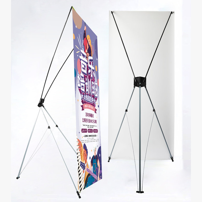 定制金属韩式展架结构加厚防风海报架子画架x展架