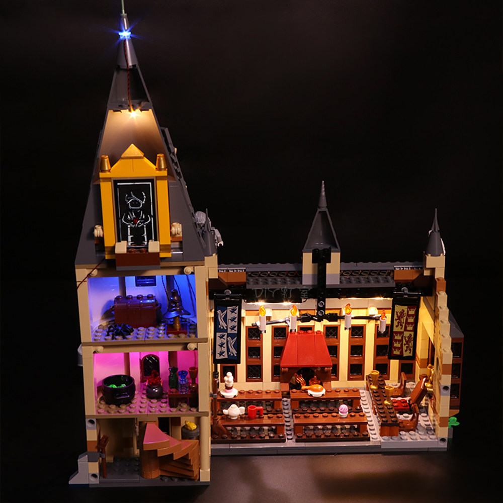 lightyourbricks适用乐高75954哈利霍格沃茨礼堂led动漫电子