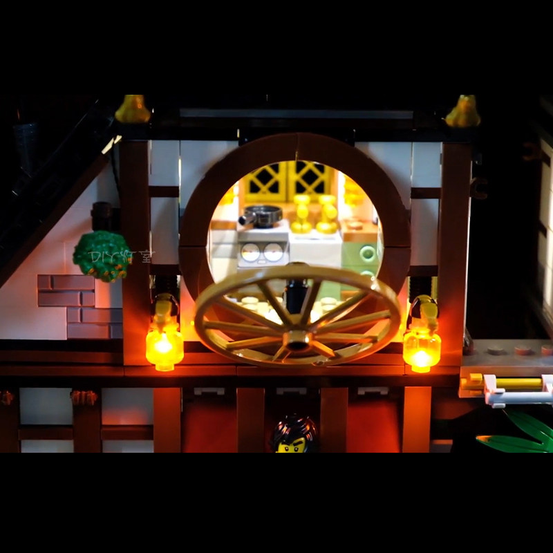 lightyourbricks适用乐高70657幻影忍者码头led动漫电子