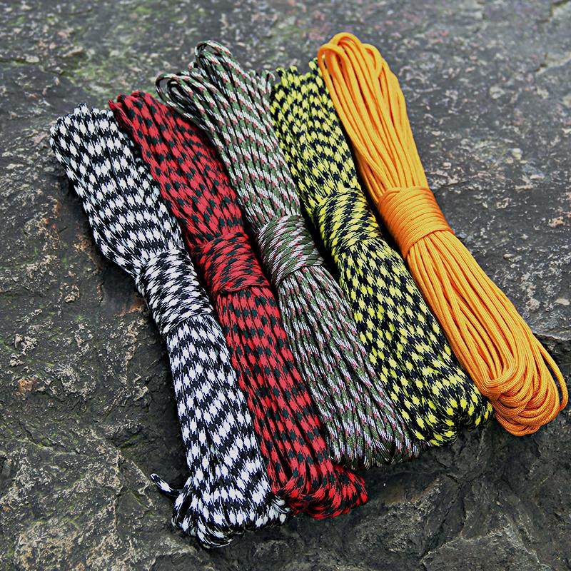 户外野营diy七芯降落伞帐篷拉绳捆绑缠绕刀柄伞绳