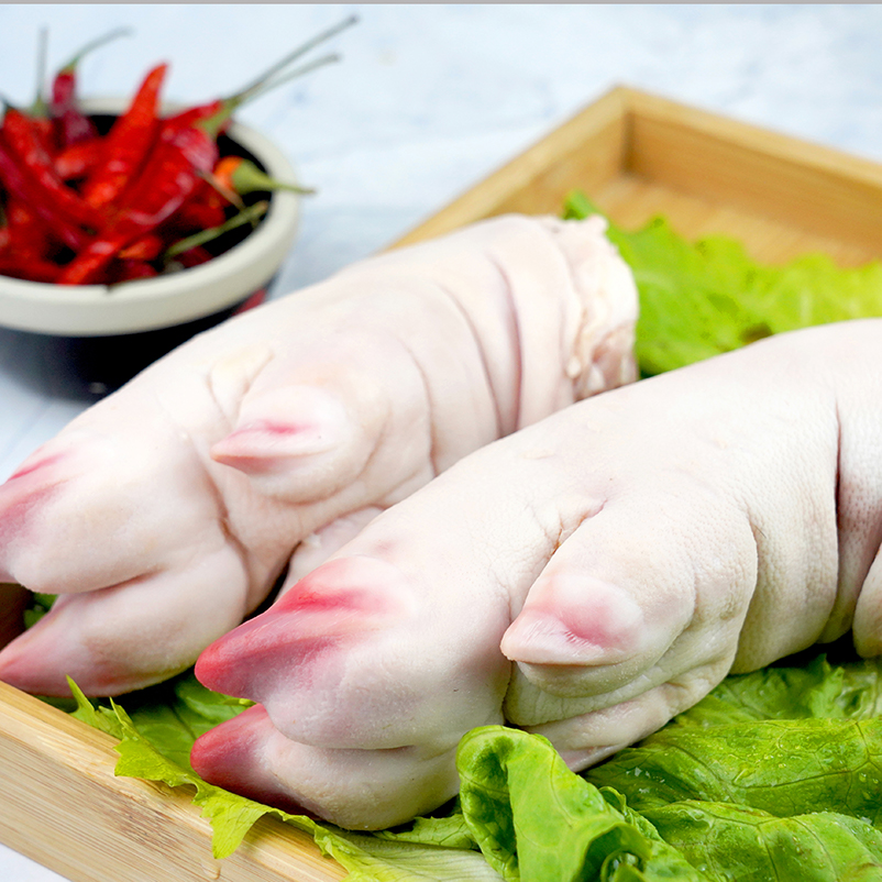 新鲜猪蹄带筋猪猪前蹄4斤装整只猪脚猪手顺丰生猪肉