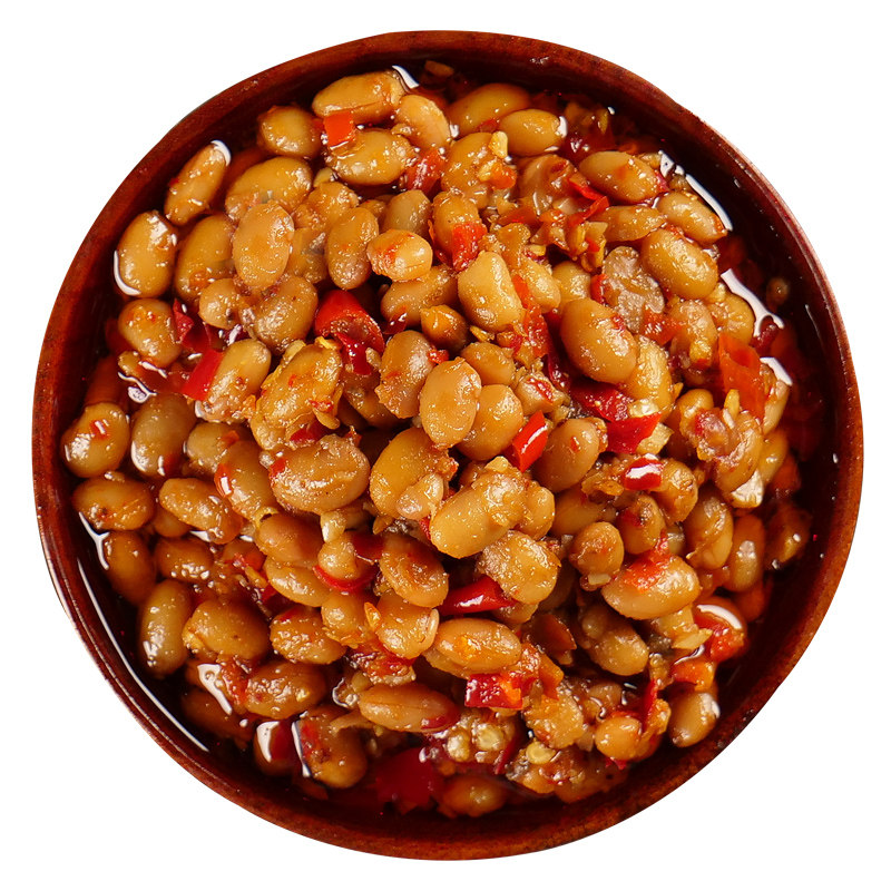 【拍2件】湖南特产香辣腊八豆农家自制280g(热品库)