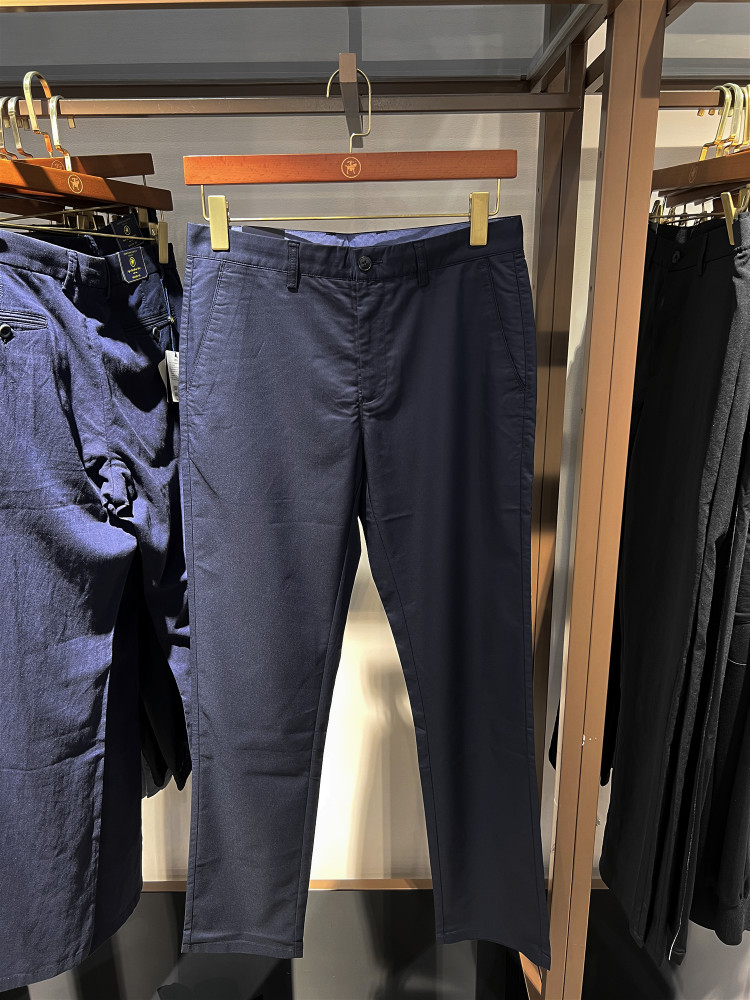 专柜正品雅戈尔夏款直筒薄款微弹商务休闲水洗裤YCSX3K0199HWA