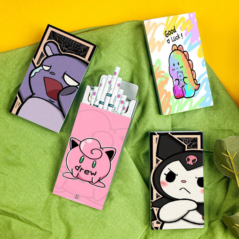 烟盒卡通动漫库洛米可爱龙下滑自动翻盖铝合金烟盒