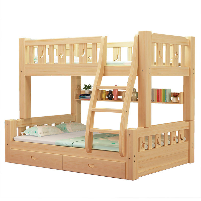 上下床双层床全实木高低两层儿童床子多功能组合高低