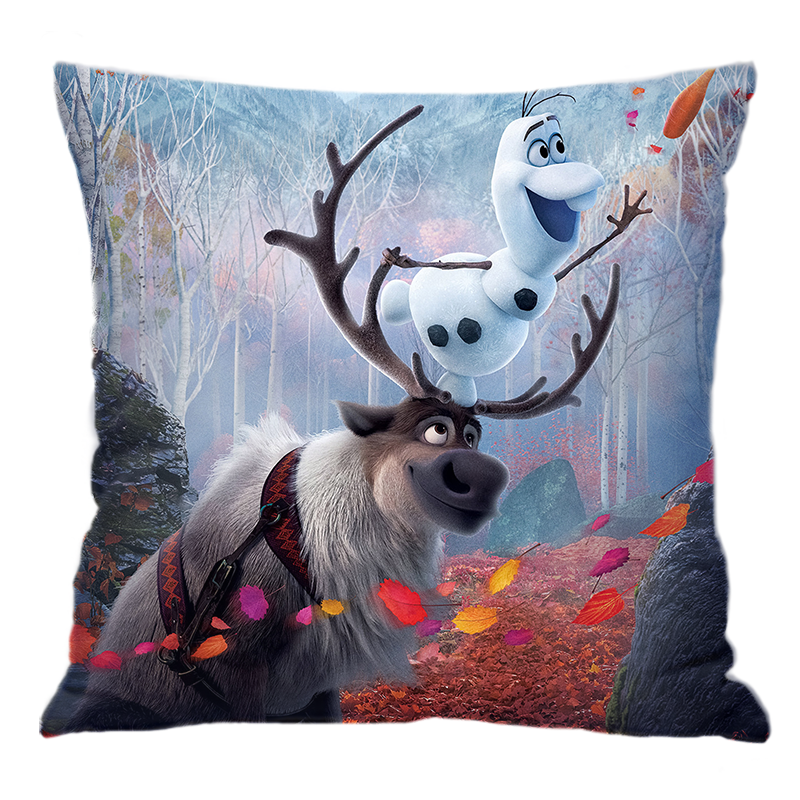 冰雪枕头靠垫爱莎公主艾莎安娜索菲亚动漫毛绒