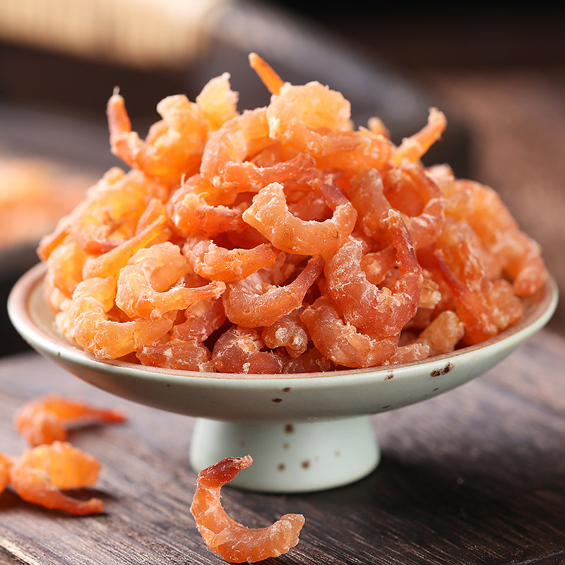 干货金钩海米虾米250g特级无盐新鲜非即虾仁虾皮