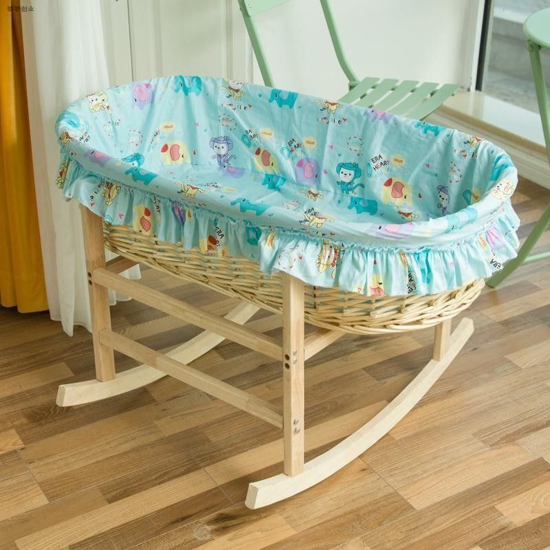 摇篮老式机器人婴儿支架摇篮车车宝宝摇床儿童竹编摇篮