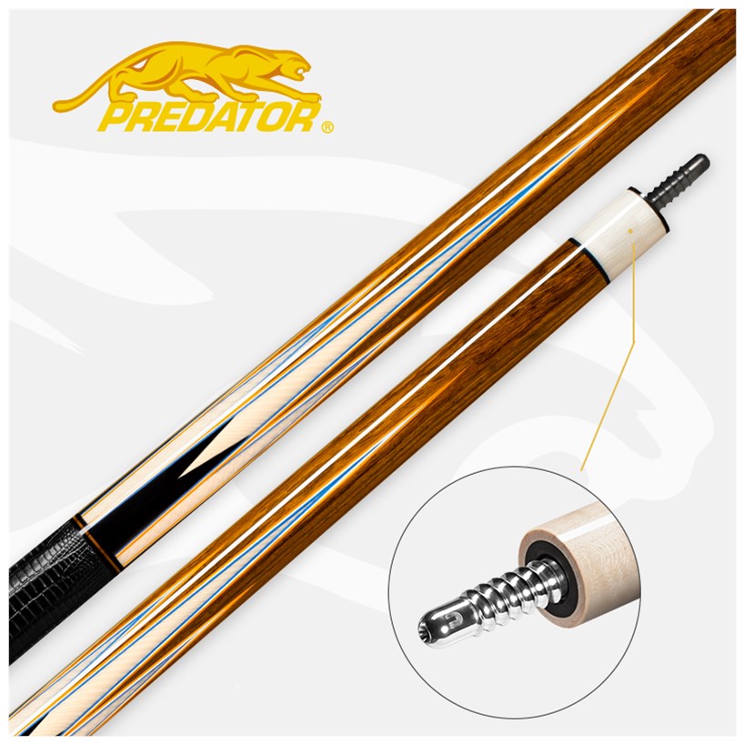 球杆predator美洲豹台球郎中中式插角限量美式台球杆